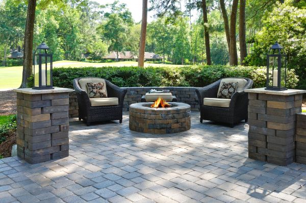 Fire Pit Installation in Novi